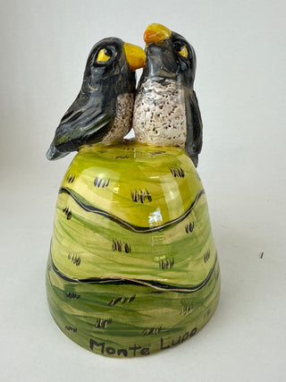 Finches on a Hill