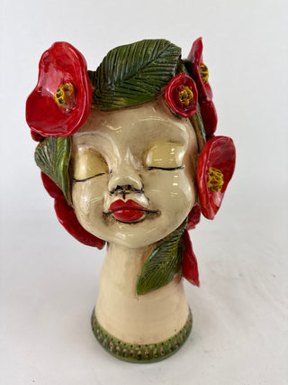 Head Planter - Poppy