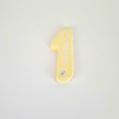 1 Yellow - House Number