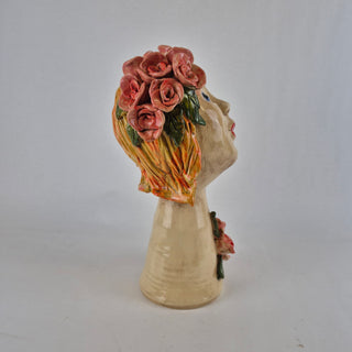 Head Planter Large - Rose