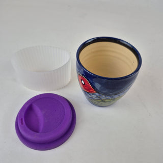 Large Keep  Cup - Red Head Bird