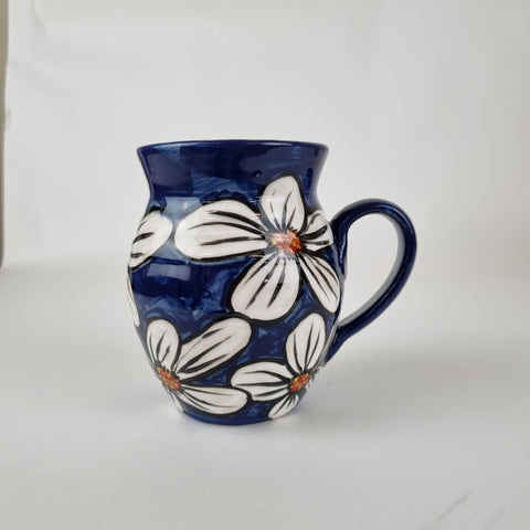 White Flowers - Mug