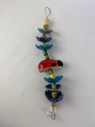 Hanging Beaded Single Lady bug