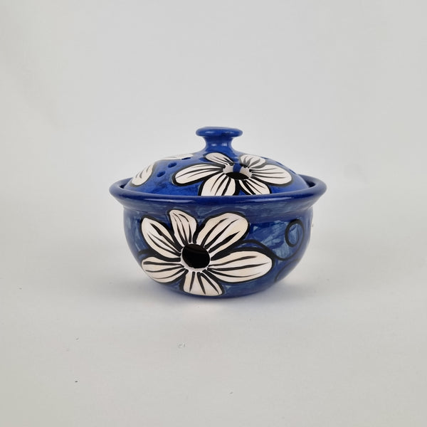 White flowers - Mosquito Coil Holder