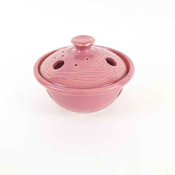 Pink Glazed    - Mosquito Coil Holder