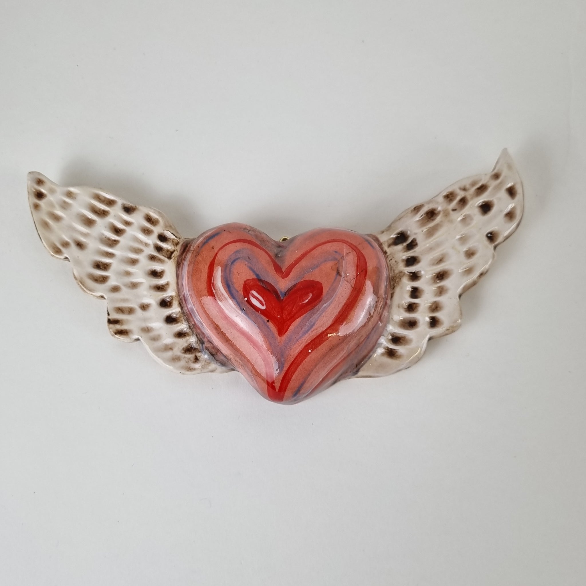 Heart with Wings 3 - Wall Hanging Large