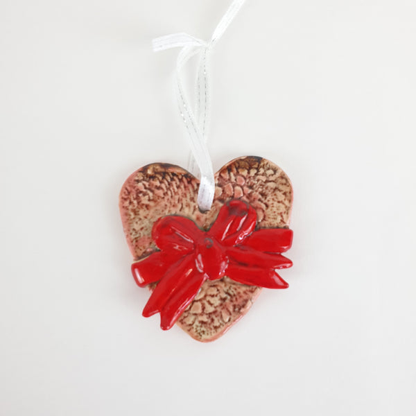 Red Bow - Hanging Ornament