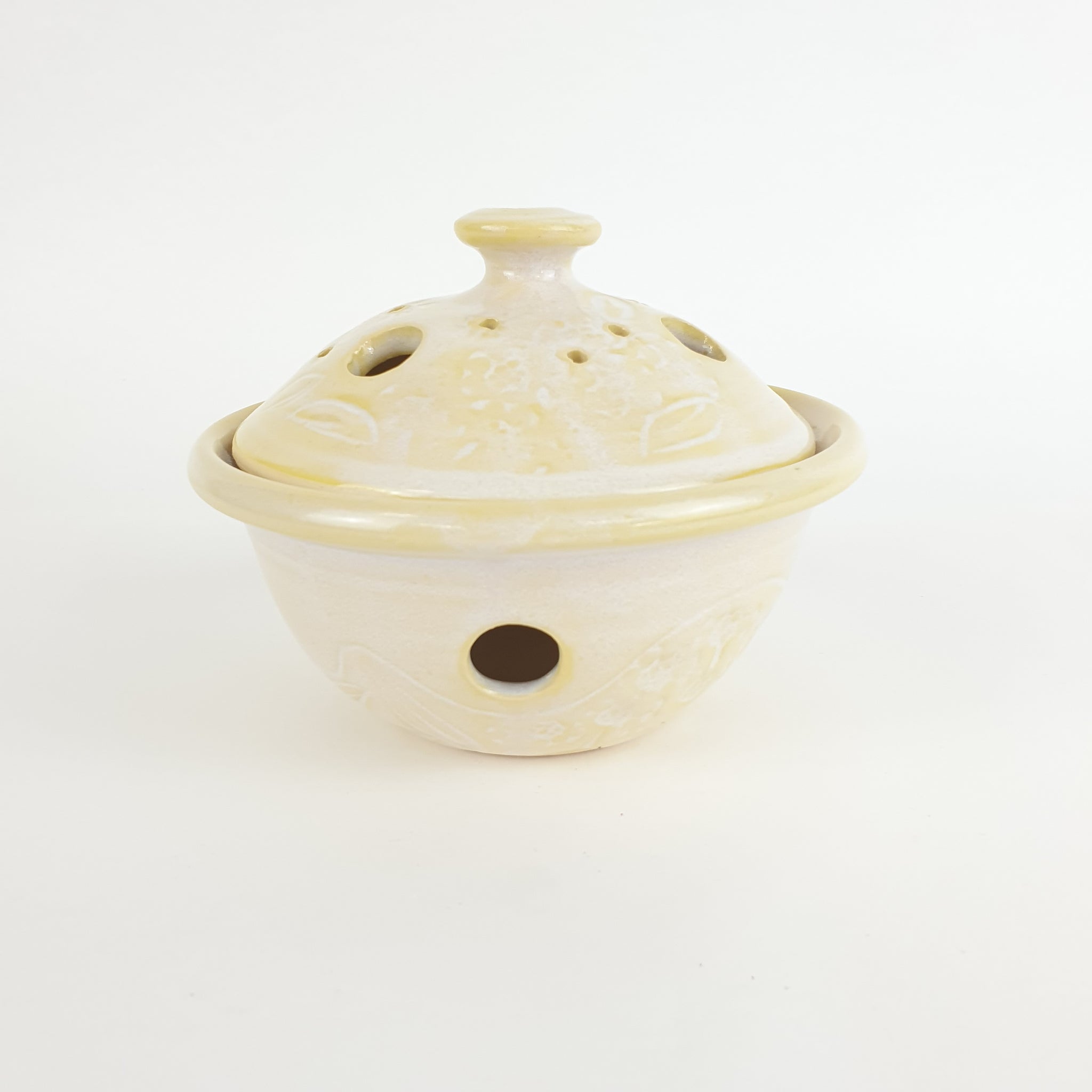 Yellow Glazed    - Mosquito Coil Holder