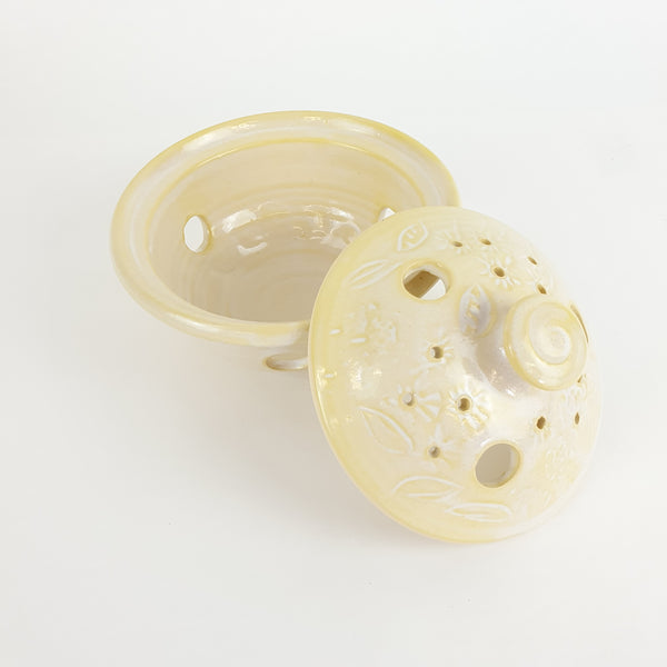 Yellow Glazed    - Mosquito Coil Holder