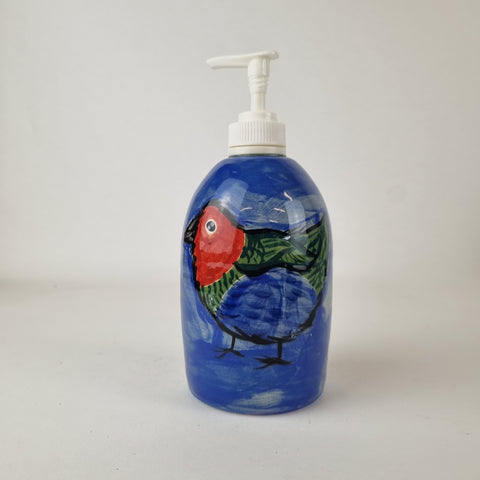 Red Head Bird -  Soap Dispenser