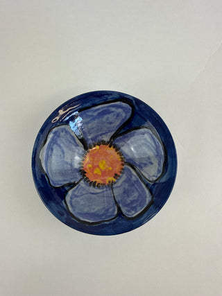 Dipping Dish - Blue Flower