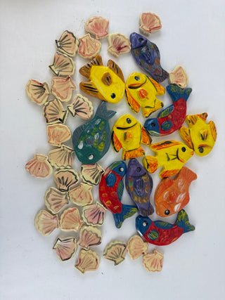 Tile Pack Fish and Shells