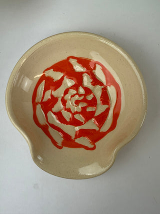 Spoon Rest- Hot Orange