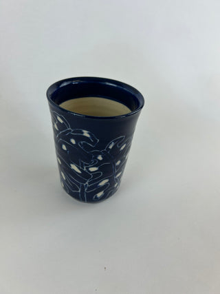 Tumbler- Blue and White