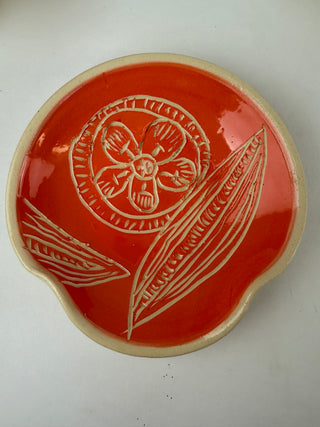 Spoon Rest- Hot Orange