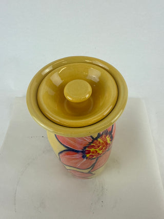 Water Carafe  - Nasturtion Flower