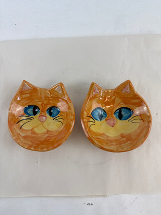 Trinket Dish - Orange Cat Faces