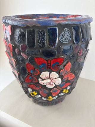 Mosaic Planter - Butterfly