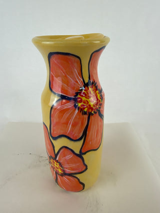 Water Carafe  - Nasturtion Flower