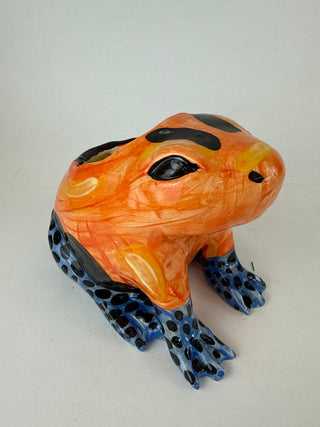 Planter - Orange Frog