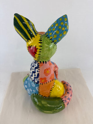 Animal Sculpture - Patchwork Cat