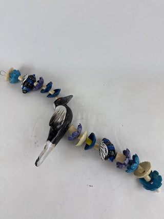 Hanging Beaded Magpie and Bee's