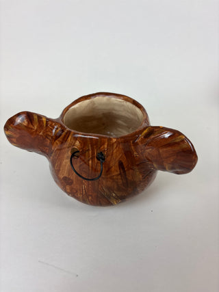 Hanging Planter - Bear Face