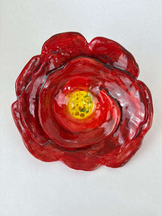 Wall Flower - Red Swirl