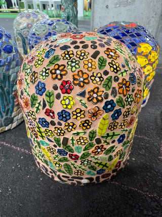 Garden Seat - Mixed Flowers