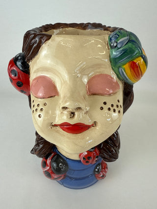Head Planter - Ladybug