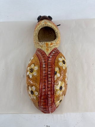 Orange Bug Wall Planter