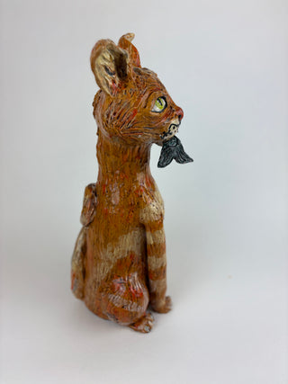 Animal Sculpture- Crazy Cat Fish