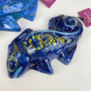 Wall Chameleon - assorted blue 2