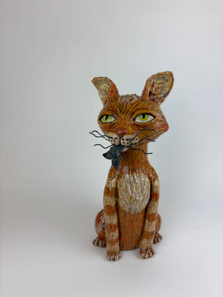 Animal Sculpture- Crazy Cat Fish
