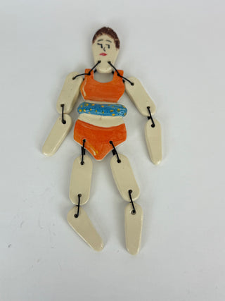 Sculpture- Hanging Paper Doll 1