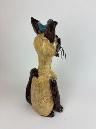 Animal Sculpture- Crazy Cat Bird