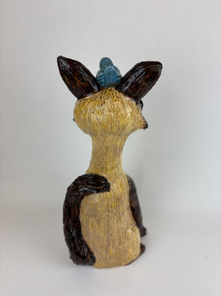 Animal Sculpture- Crazy Cat Bird