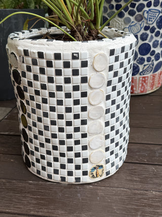 Mosaic Planter Small Dots