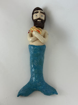 Sculpture-Wall Merman 3