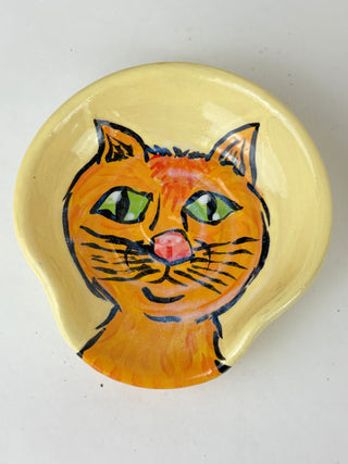 Spoon Rest- Ginger Kitty