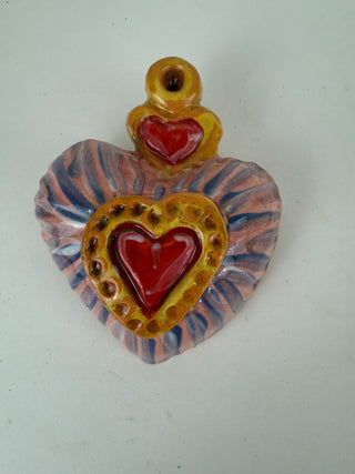 Wall Heart - Pink Heart Small