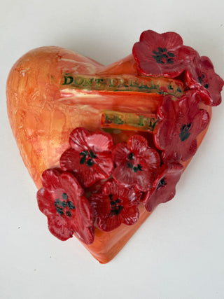 Large Wall Heart - Dont Dream it, Be it