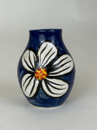 Mini Vase - White Daisy