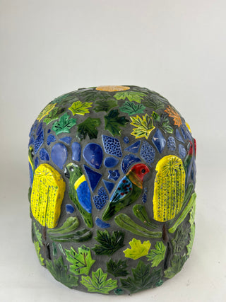 Garden Seat - Banksia and Birds