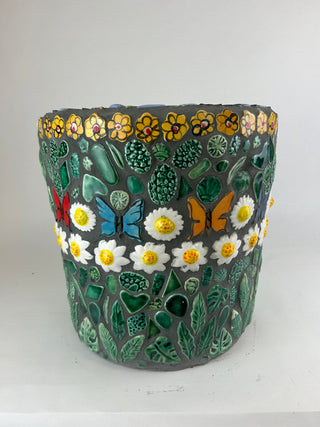 Garden Seat - Butterflies and Flowers