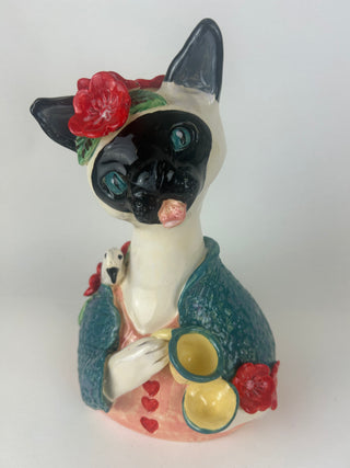 Animal Sculpture - Birdie Cat