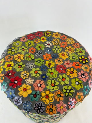 Garden Seat- Flower Power