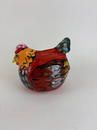 Sculpture - Chicken Red Large
