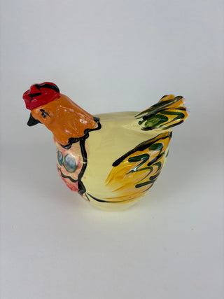 Sculpture - Chicken Beige Medium