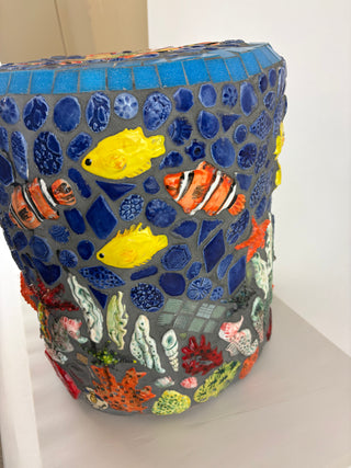 Garden Seat - Fishy Friends